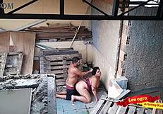 Fucking my sister-in-law on the terrace?