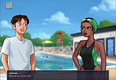 Summertime Saga Blowjob with Big Cock?