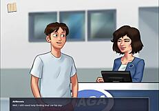 Summertime Saga Blowjob with Big Cock?