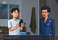 Summertime Saga Blowjob with Big Cock?