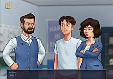 Summertime Saga Blowjob with Big Cock?