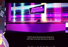 A Fortnight at Frennie Fazclaire's: Big Tits Lesbian Hentai Cartoon Adventure Part 1