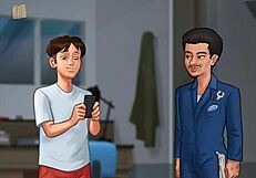 Summertime Saga Blowjob with Big Cock?