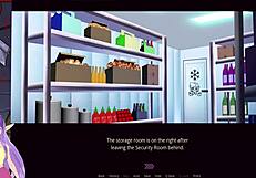 A Fortnight at Frennie Fazclaire's: Big Tits Lesbian Hentai Cartoon Adventure Part 1