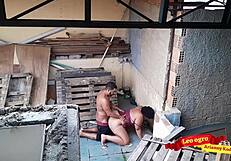 Fucking my sister-in-law on the terrace?