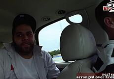 skinny british student picked up and fucked