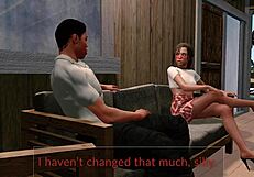 Jack and Emma get spanked in paradise hentai