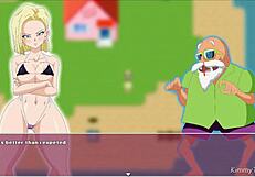Big-titted babes get fucked in outdoor anime game scenes