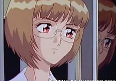 动漫眼镜骚货被狂野幻想中拳交