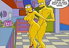 Fitness slut Marge gets her ass pounded hard