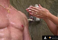 fantasy massage where stunning masseuse rides big dick to take care of client