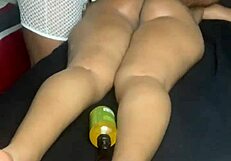 i practicing sensual massage on my pretty step sister.