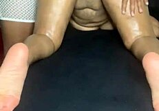 i practicing sensual massage on my pretty step sister.