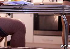 Quick Dinner Prep With Amateur Couple And Big Tits