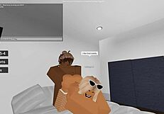 Amateur Bent Over For Big Black Cock In Roblox Porn?
