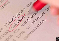 Deeper, how does submissive Demi handle rough domination and spanking?