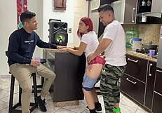 Cheating girlfriend gets a surprise visit from my friend