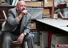 mall officer fucks teen shoplifter in backroom reality