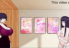 Pretty Big Tits Therapist Blows Client's Monster Cock at Work