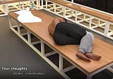 Coach Shares News With John In Cartoon