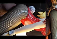 lucy bunny says 'cum on figures in hentai'