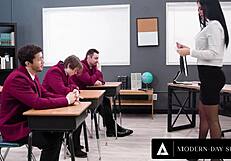 Milf Teacher Jasmine Jae Gangbang Bukkaked By Students