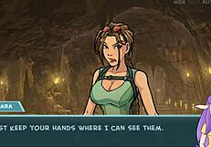 Star Chanel As Lara Croft: Glasses And Gloves In A Surprising Blowjob Scene