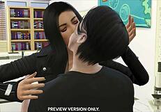 Damon and Elena in Steamy Classroom 3D Hentai Scene Preview