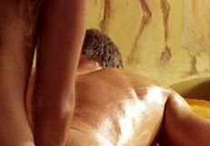 She says, 'Let me massage your pussy'