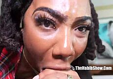 thick booty quincy roee gets juicy wet mouth fucked by james angel