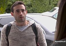 Filling Up Coed’s Tight Ass on the Couch, What a Wild Ride!