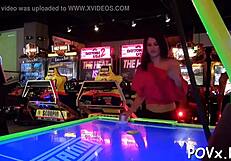 Bare teen beauties engage in rough sex. Blowjobs and fucking included