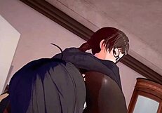 Couple Fucking In 3D Animation With Monster Cock Doggystyle