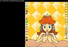 Mario Princess Daisy Goes Naked in Ppppu Game