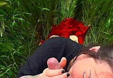 Pov Scene In Outdoor Field With Natural Views