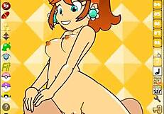 Mario Princess Daisy Goes Naked in Ppppu Game
