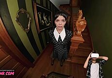 VR Conk’s Harley Haze as Horny Wednesday Addams in Hardcore Fuck