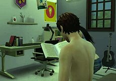 Min kusine beder om tilgivelse ved at sutte min pik og jeg ender med at knuse hendes røv