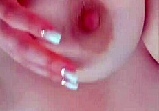 Busty beauty rides and bounces her huge tits while parents sleep