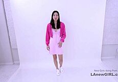 Petite teen gives passionate blowjob and gets fucked hard
