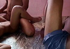 Dose of hardcore sex with a bottle flipping game loser