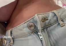 Wife Shopping Without Bra, Flashing Safadinha For The Seller