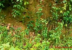 Best sex with my wife fucking on the village road where people pass to their farm