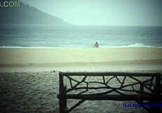 Real amateur couple renews vows with intense public beach fucking session.