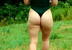 Amateur couple’s camping adventure turns into an ass worshiping session