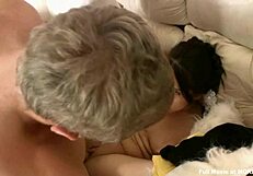 Amateur teen gives blowjob in russian hardcore sex