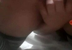 Linda in lingerie masturbates to a powerful squirting orgasm