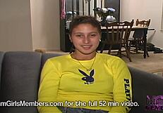 Short Haired Jillian in Her First and Only Casting Shoot