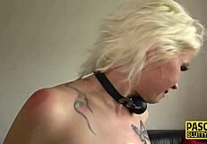 I throated that sub deep and jizzed her mouth, then paddled her ass