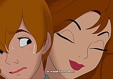 Brunette MILF seduces daughter's boyfriend in steamy MILFtoon drama.